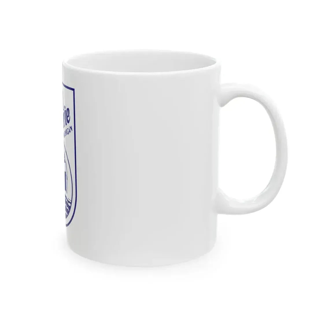 Flag of Sault Ste. Marie Michigan (United States) White Coffee Mug - Go Mug Yourself