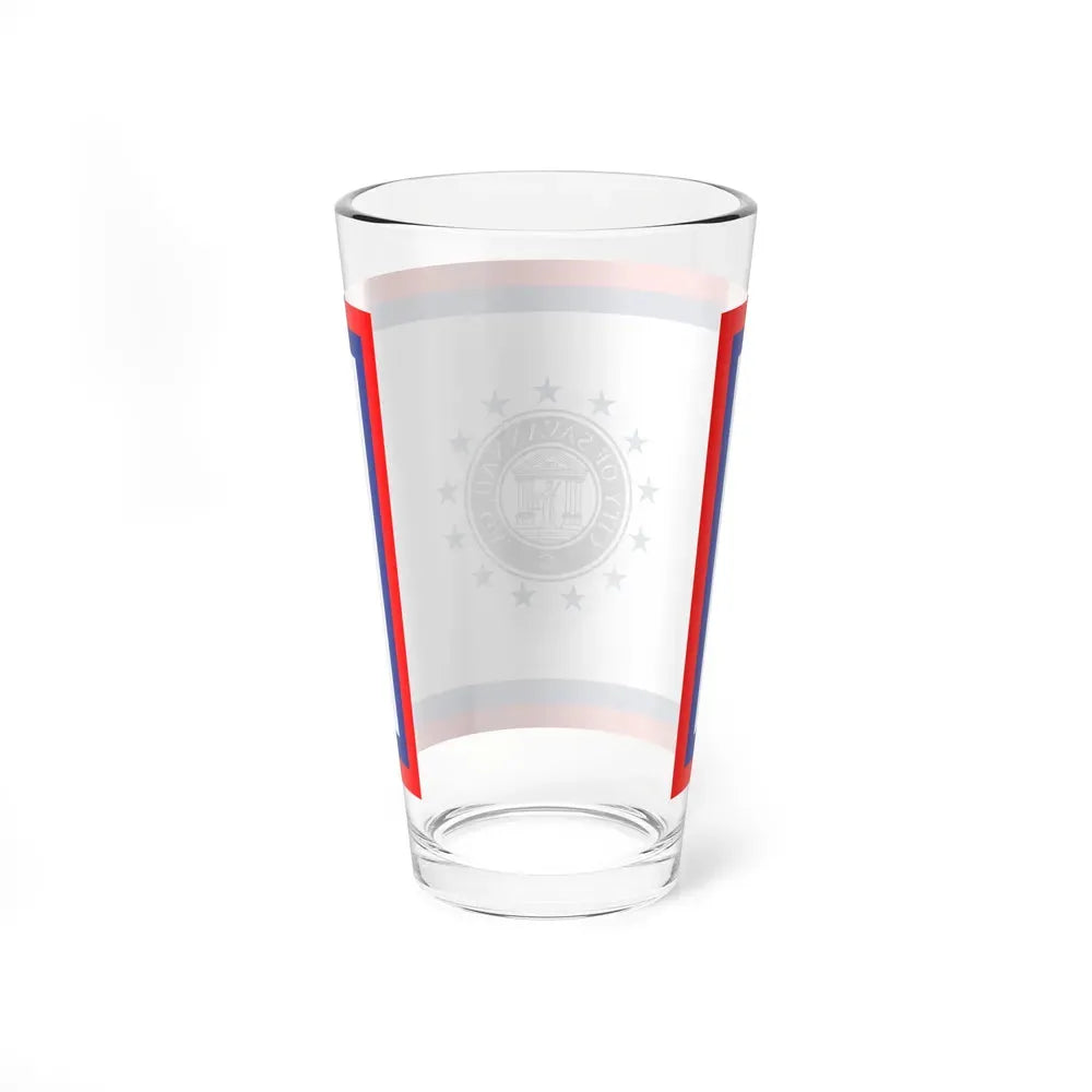 Flag of Savannah, Georgia - Pint Glass 16oz - Go Mug Yourself