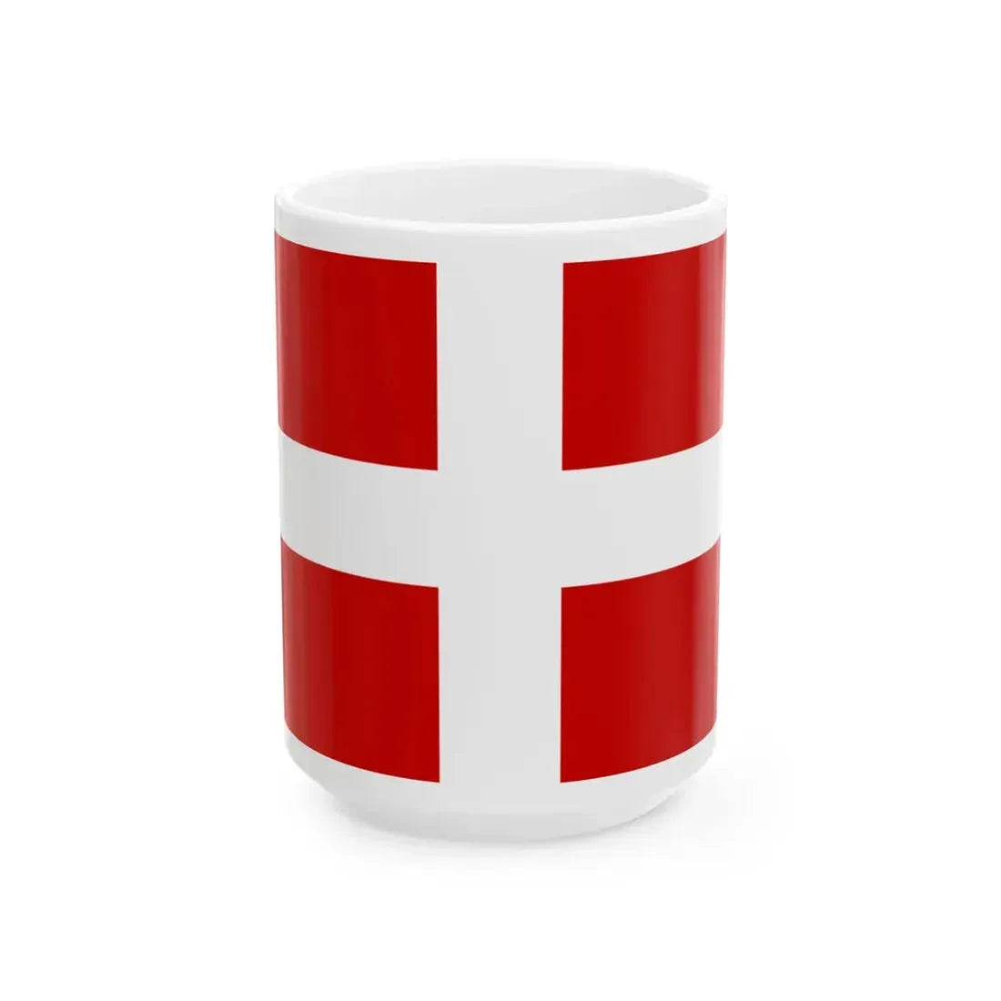 Flag of Savoie (Belgium) White Coffee Mug 15oz - Go Mug Yourself