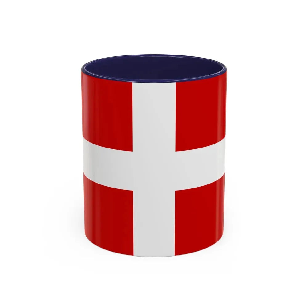 Flag of Savoie France - Accent Coffee Mug 11oz Navy - Go Mug Yourself