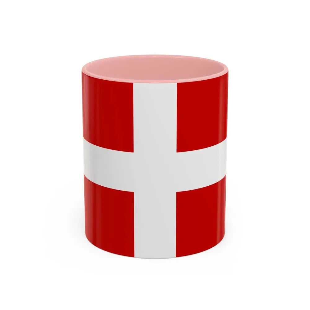 Flag of Savoie France - Accent Coffee Mug 11oz Pink - Go Mug Yourself