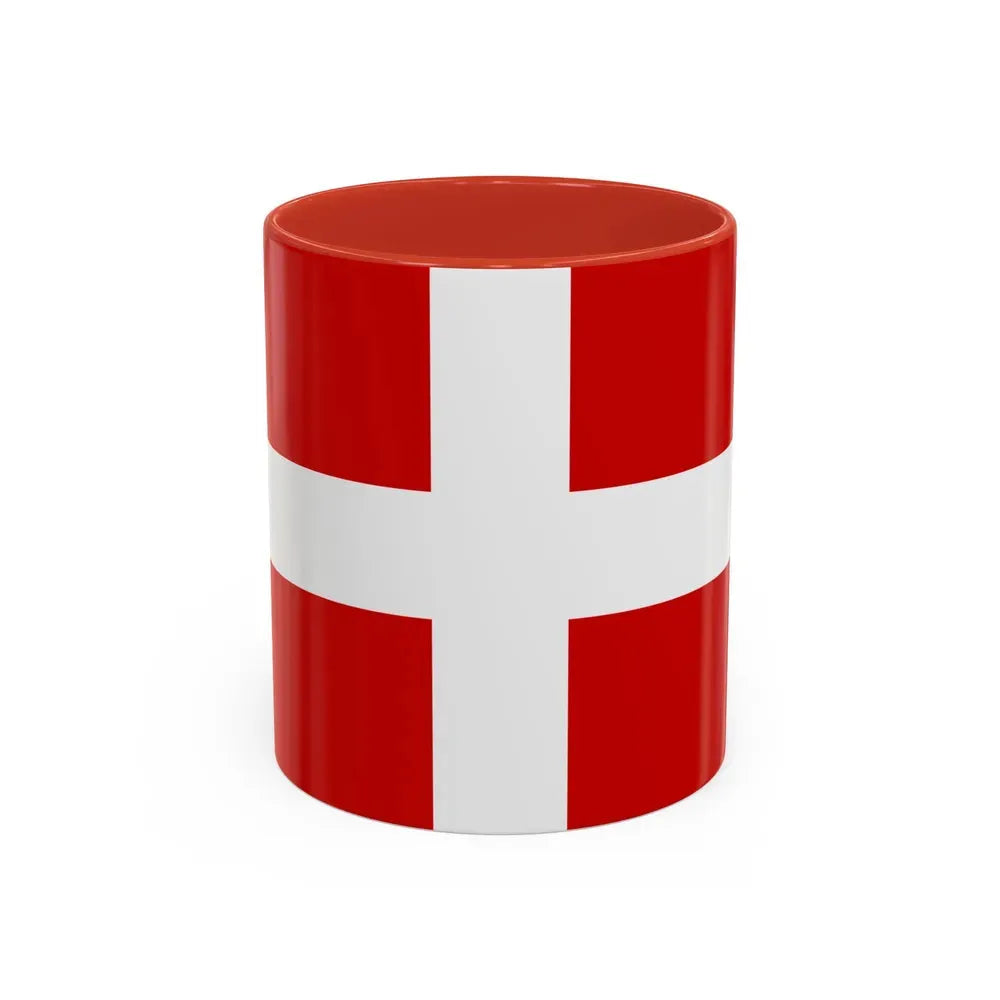 Flag of Savoie France - Accent Coffee Mug 11oz Red - Go Mug Yourself