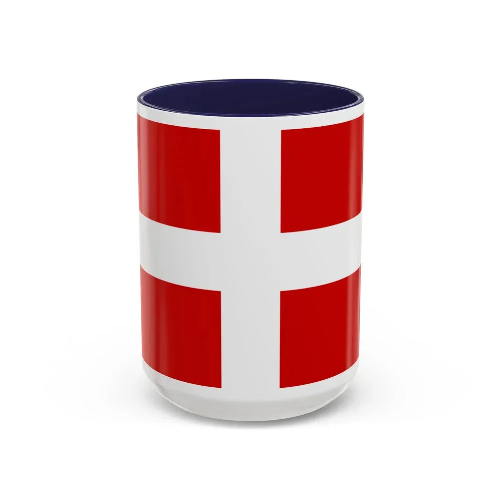 Flag of Savoie France - Accent Coffee Mug 15oz Navy - Go Mug Yourself