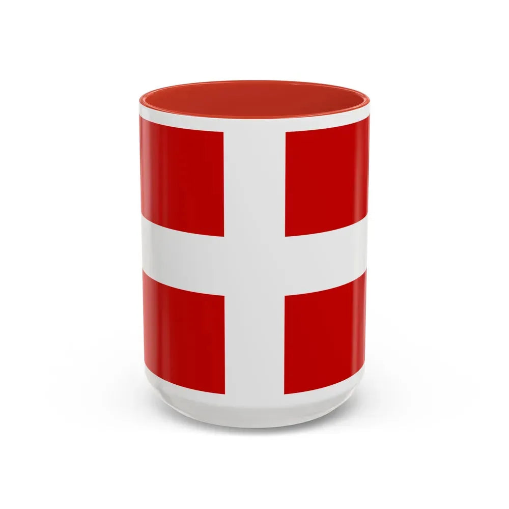 Flag of Savoie France - Accent Coffee Mug 15oz Red - Go Mug Yourself