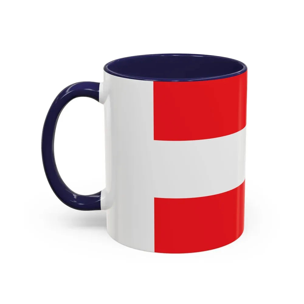 Flag of Savona Italy - Accent Coffee Mug - Go Mug Yourself