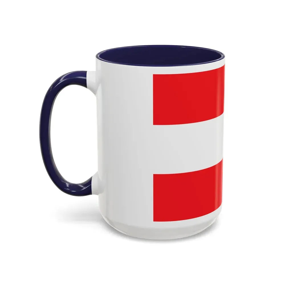 Flag of Savona Italy - Accent Coffee Mug - Go Mug Yourself