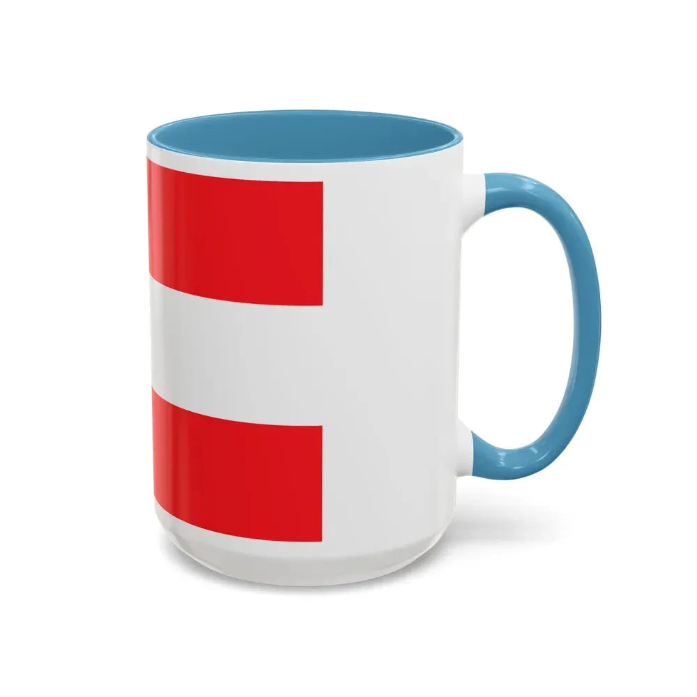 Flag of Savona Italy - Accent Coffee Mug - Go Mug Yourself