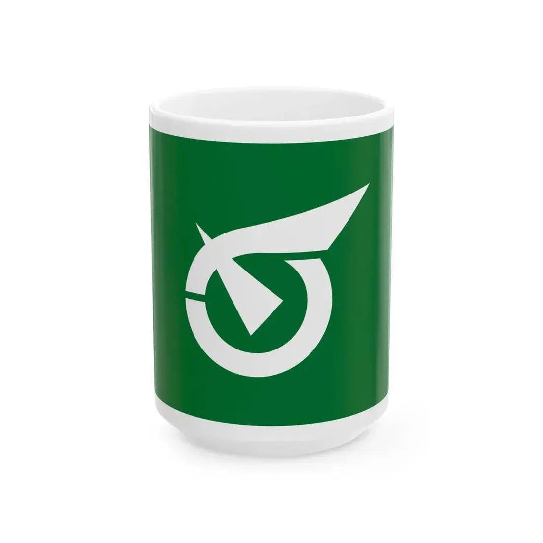 Flag of Sawara Fukuoka (Japan) White Coffee Mug 15oz - Go Mug Yourself