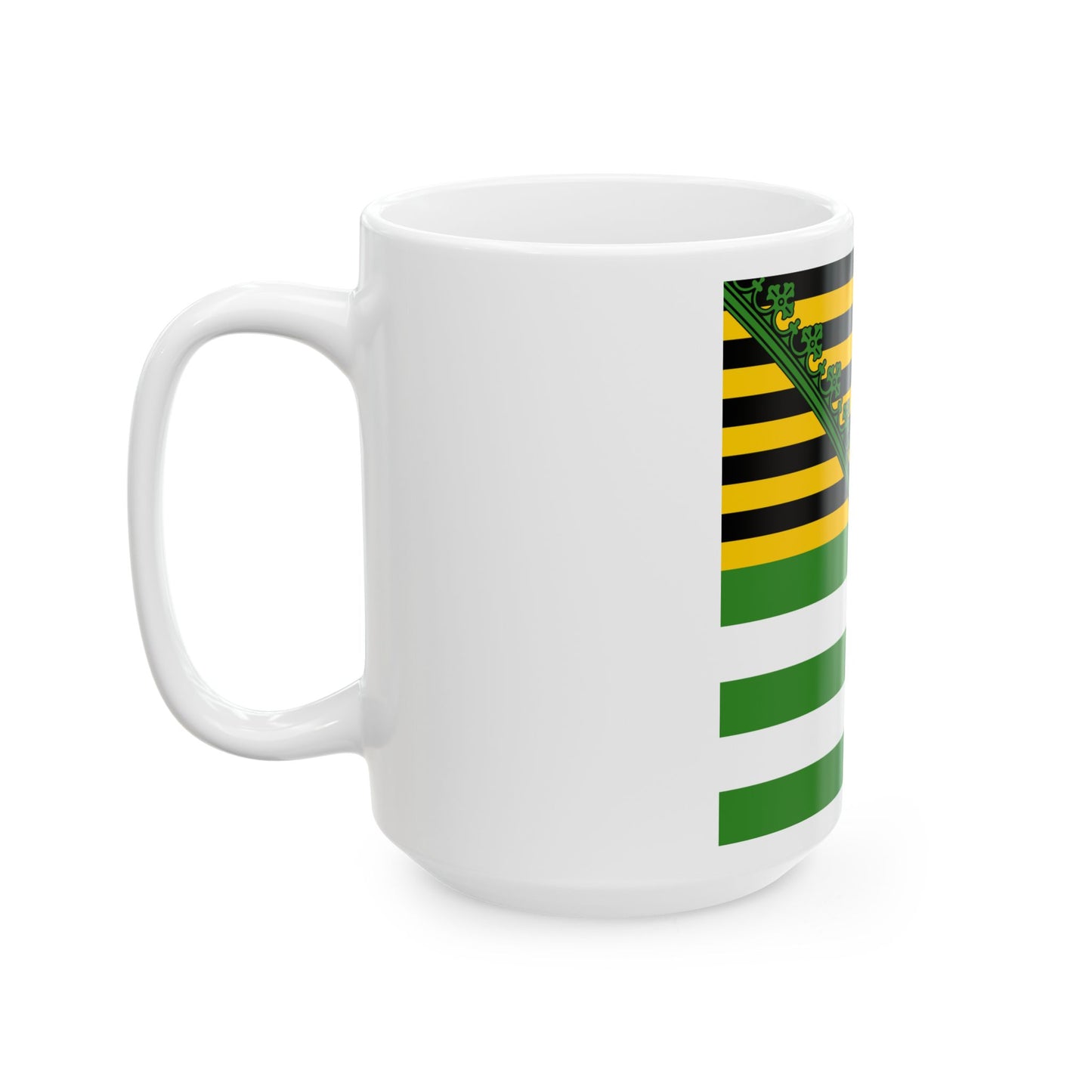 Flag of Saxe-Altenburg 1602 (Germany) White Coffee Mug-Go Mug Yourself