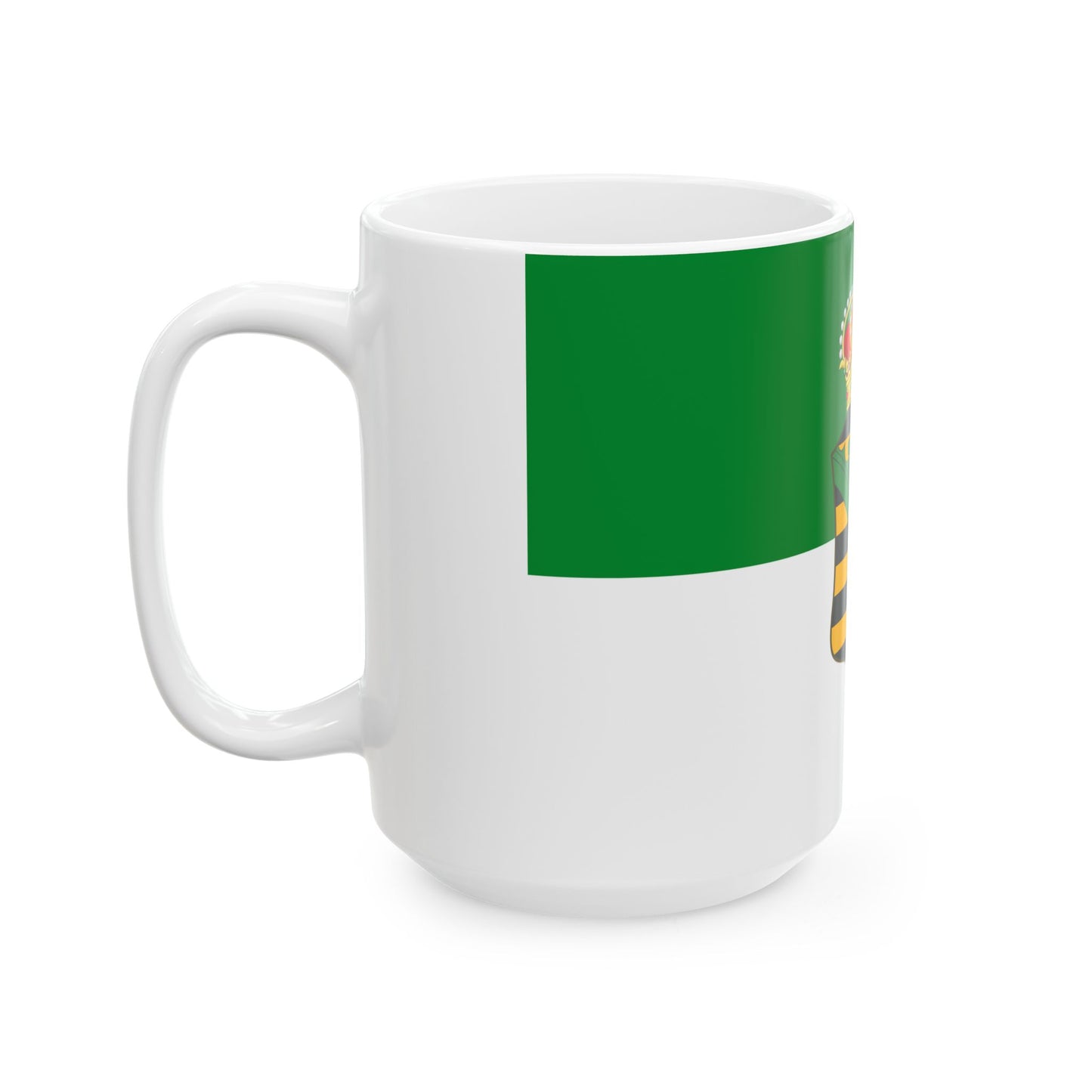 Flag of Saxe-Altenburg 1893-1918 (Germany) White Coffee Mug-Go Mug Yourself