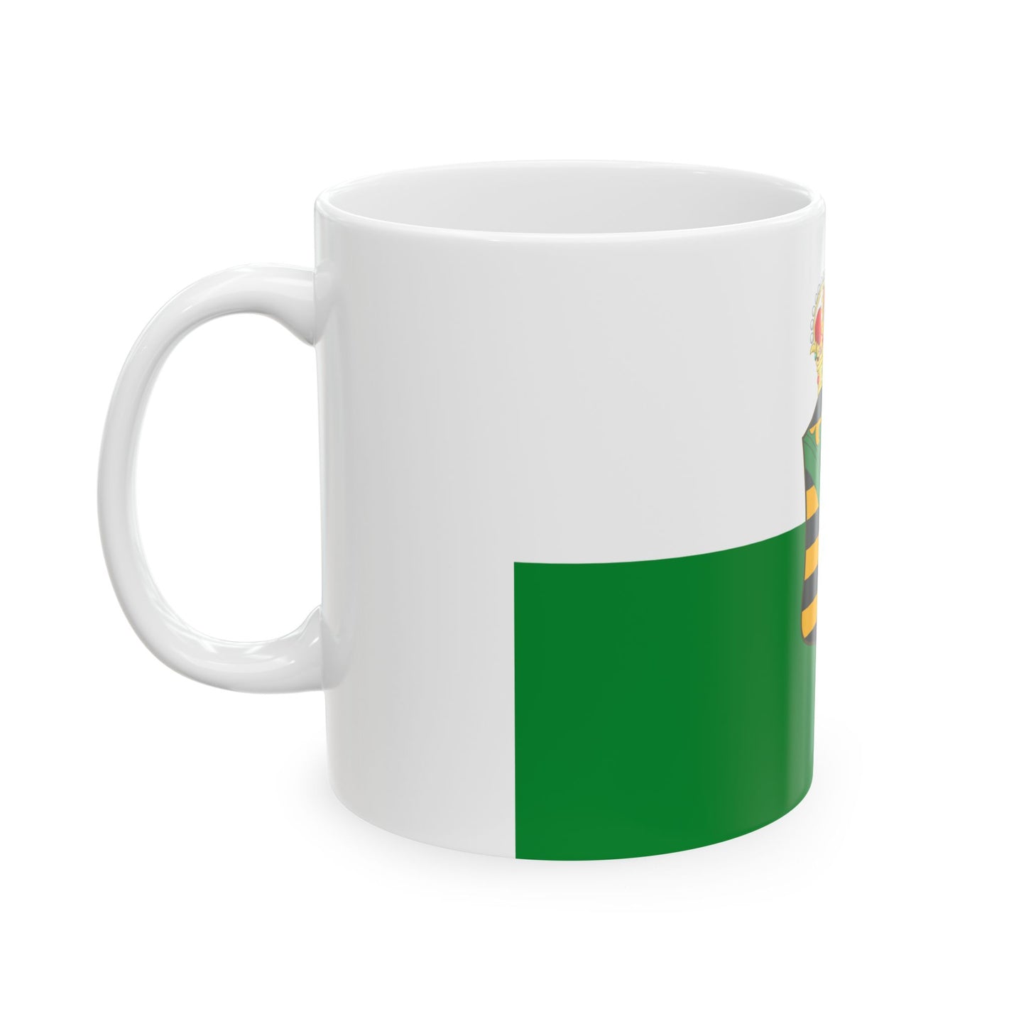 Flag of Saxe-Altenburg 1893 (Germany) White Coffee Mug-Go Mug Yourself