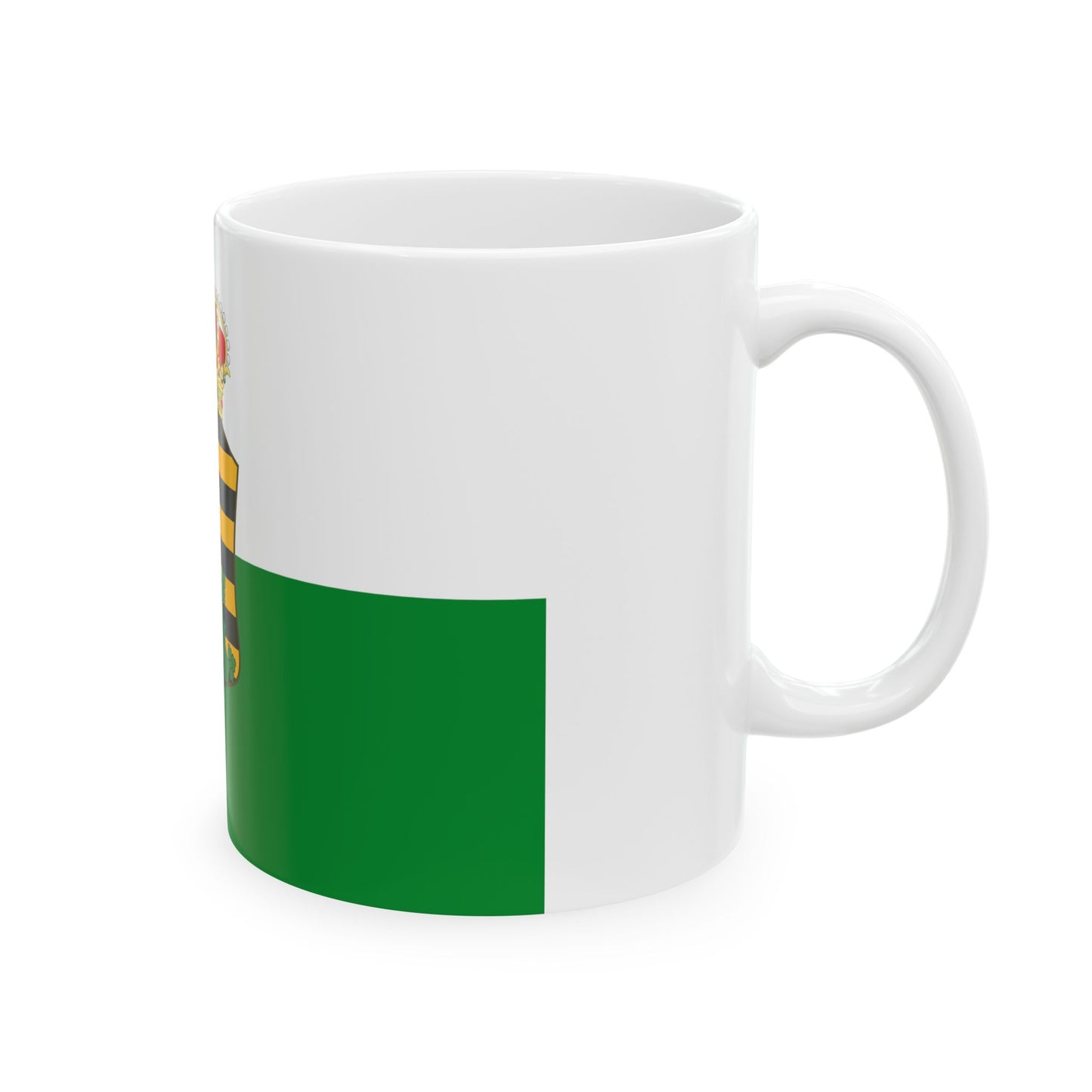 Flag of Saxe-Altenburg 1893 (Germany) White Coffee Mug-Go Mug Yourself