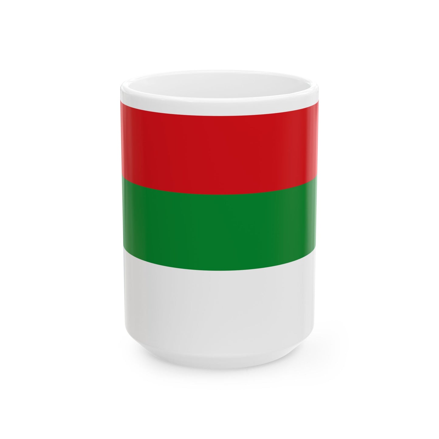 Flag of Saxe-Hildburghausen until 1815 (Germany) White Coffee Mug-15oz-Go Mug Yourself