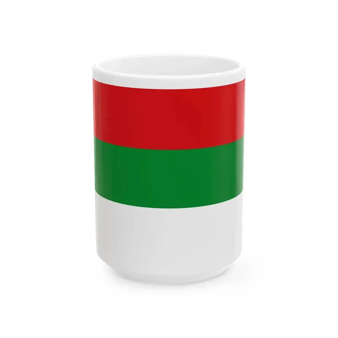 Flag of Saxe-Hildburghausen until 1815 (Germany) White Coffee Mug 15oz - Go Mug Yourself