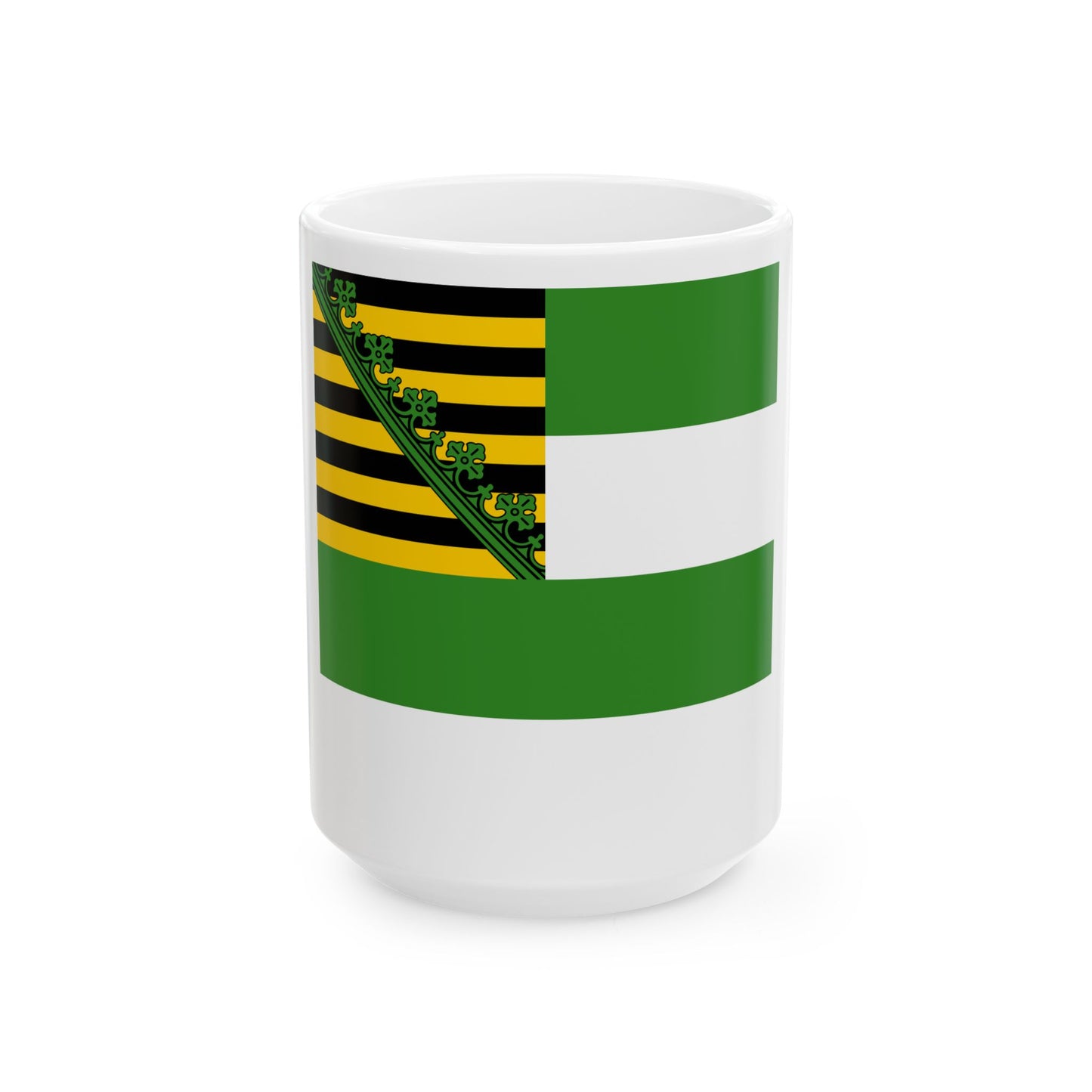 Flag of Saxe-Meiningen 1826 (Germany) White Coffee Mug-15oz-Go Mug Yourself
