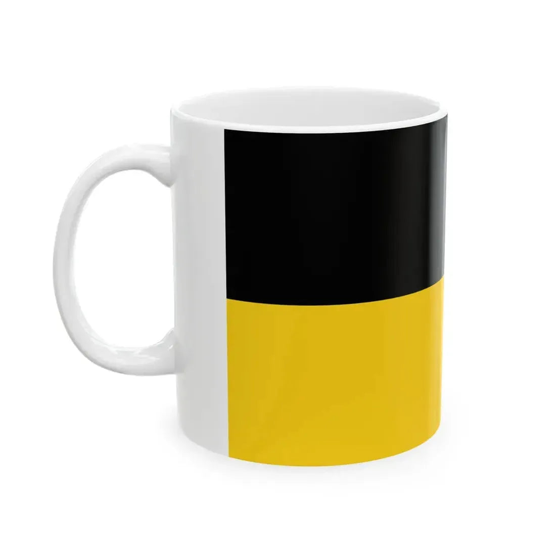 Flag of Saxony-Anhalt 1947 (Germany) White Coffee Mug - Go Mug Yourself