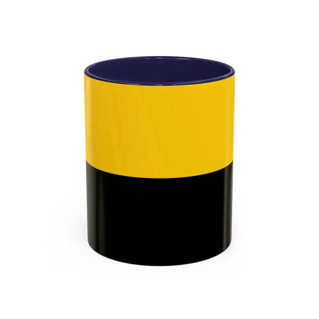Flag of Saxony Anhalt Germany - Accent Coffee Mug 11oz Navy - Go Mug Yourself