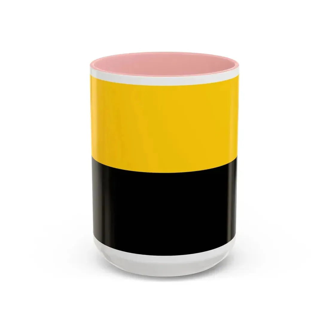 Flag of Saxony Anhalt Germany - Accent Coffee Mug 15oz Pink - Go Mug Yourself