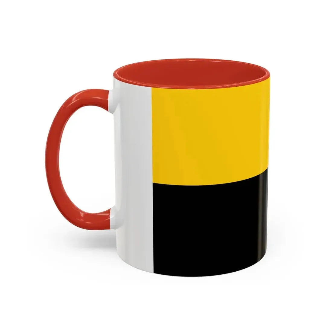 Flag of Saxony Anhalt Germany - Accent Coffee Mug - Go Mug Yourself