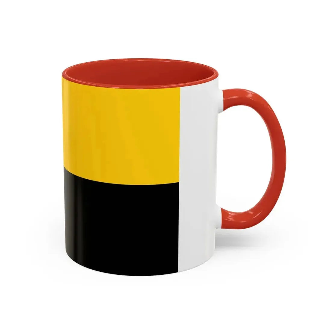 Flag of Saxony Anhalt Germany - Accent Coffee Mug - Go Mug Yourself