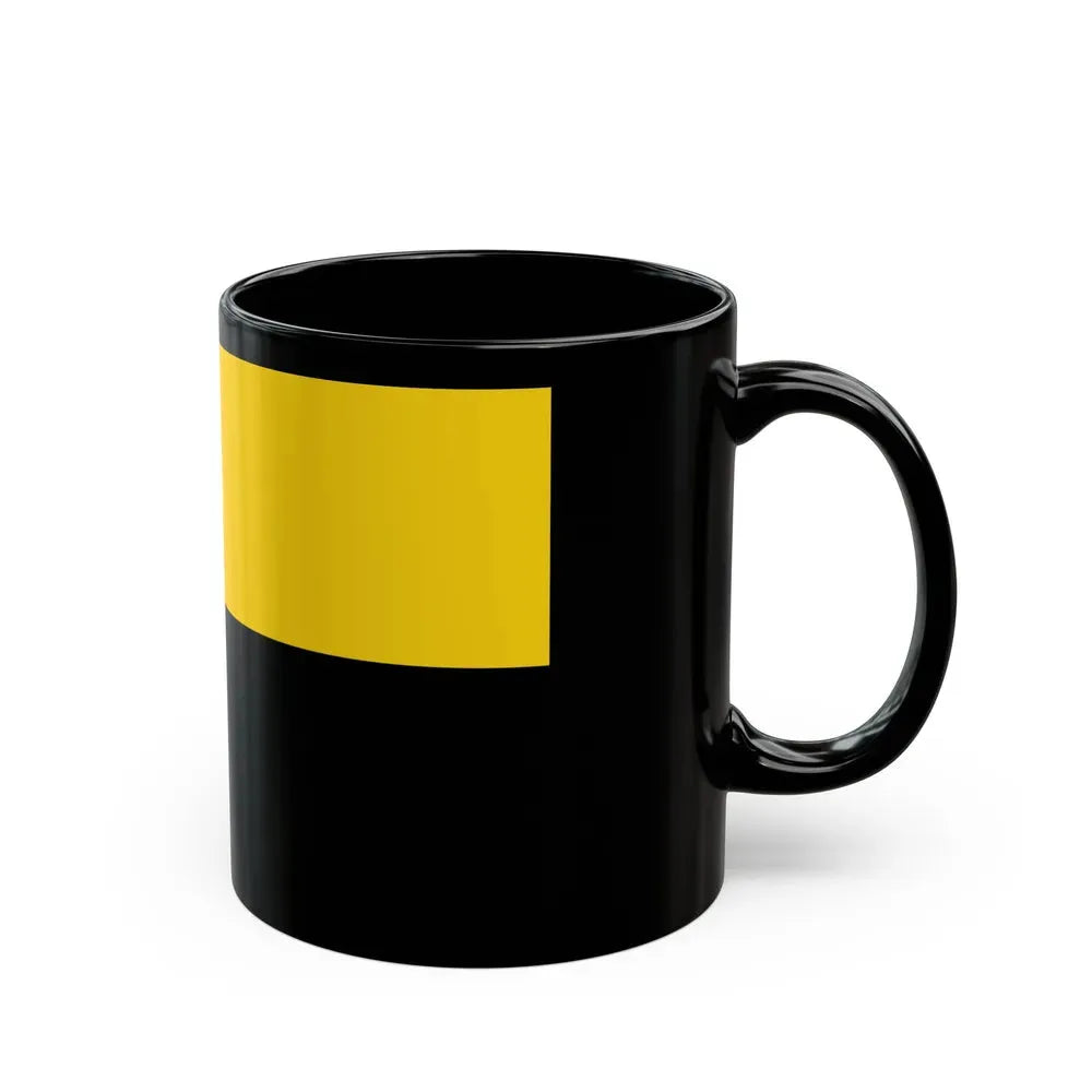 Flag of Saxony Anhalt Germany - Black Coffee Mug - Go Mug Yourself