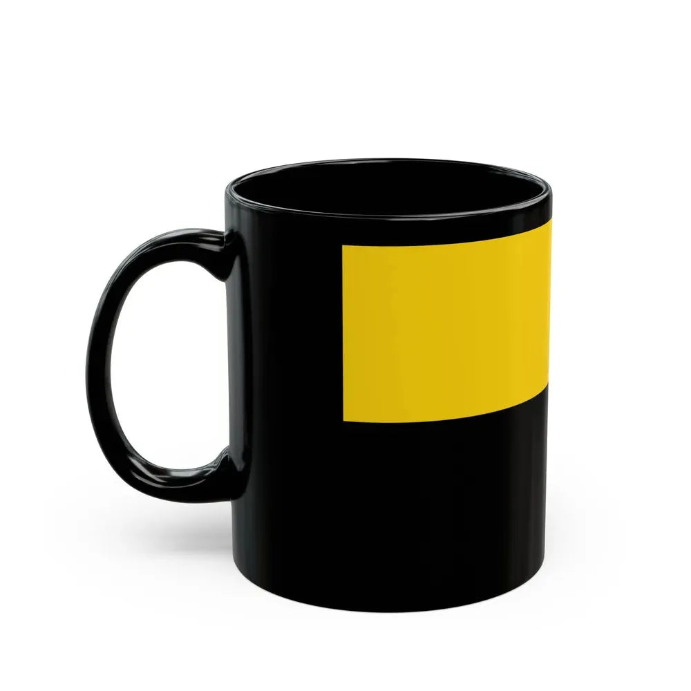 Flag of Saxony Anhalt Germany - Black Coffee Mug - Go Mug Yourself