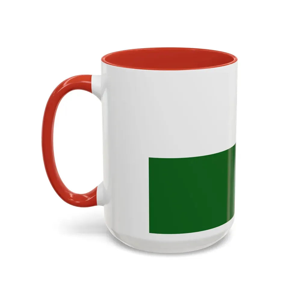 Flag of Saxony Germany - Accent Coffee Mug - Go Mug Yourself