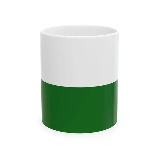 Flag of Saxony (Germany) White Coffee Mug 11oz - Go Mug Yourself