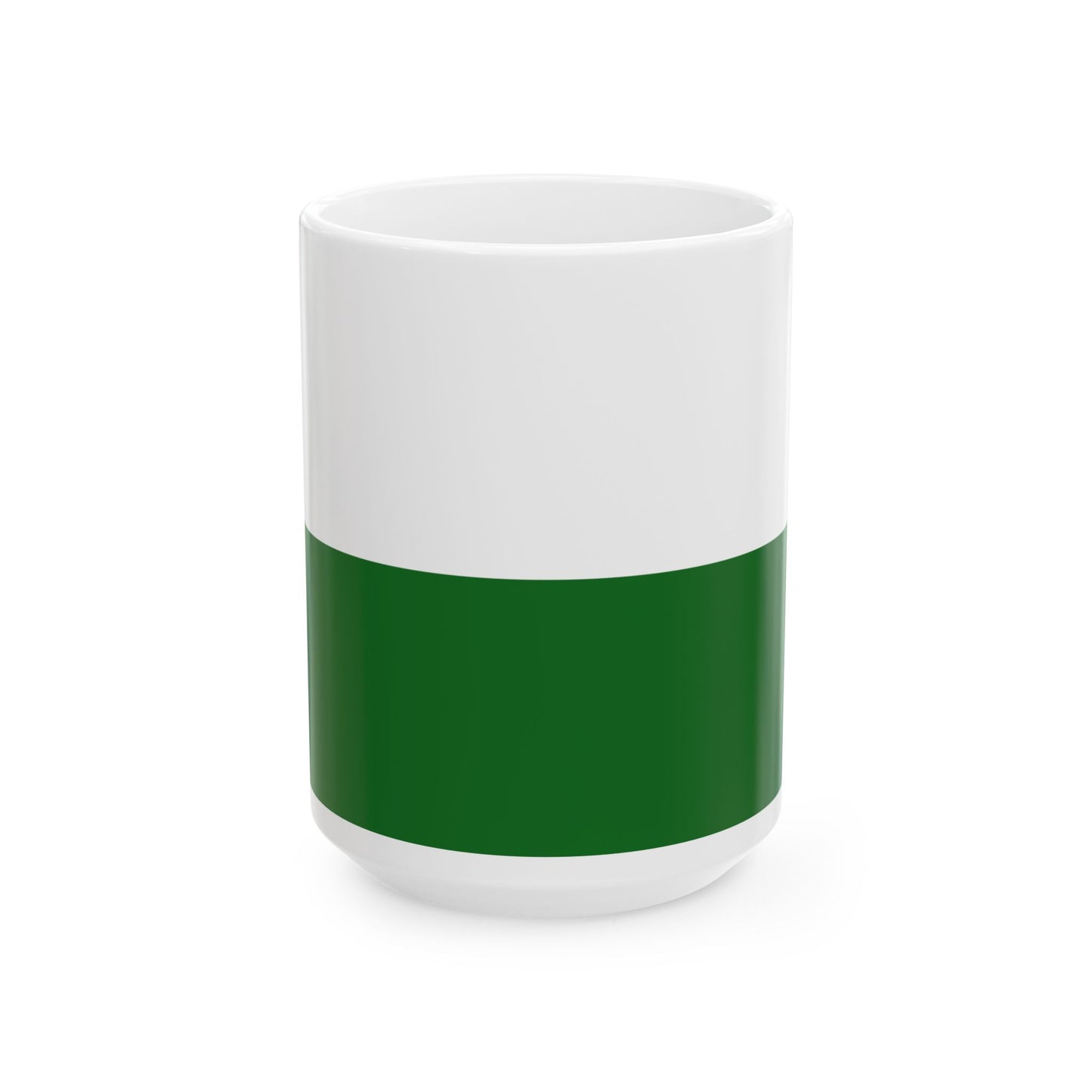 Flag of Saxony (Germany) White Coffee Mug-15oz-Go Mug Yourself