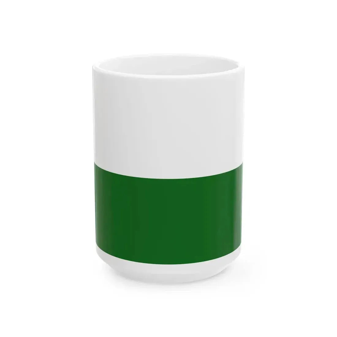 Flag of Saxony (Germany) White Coffee Mug 15oz - Go Mug Yourself