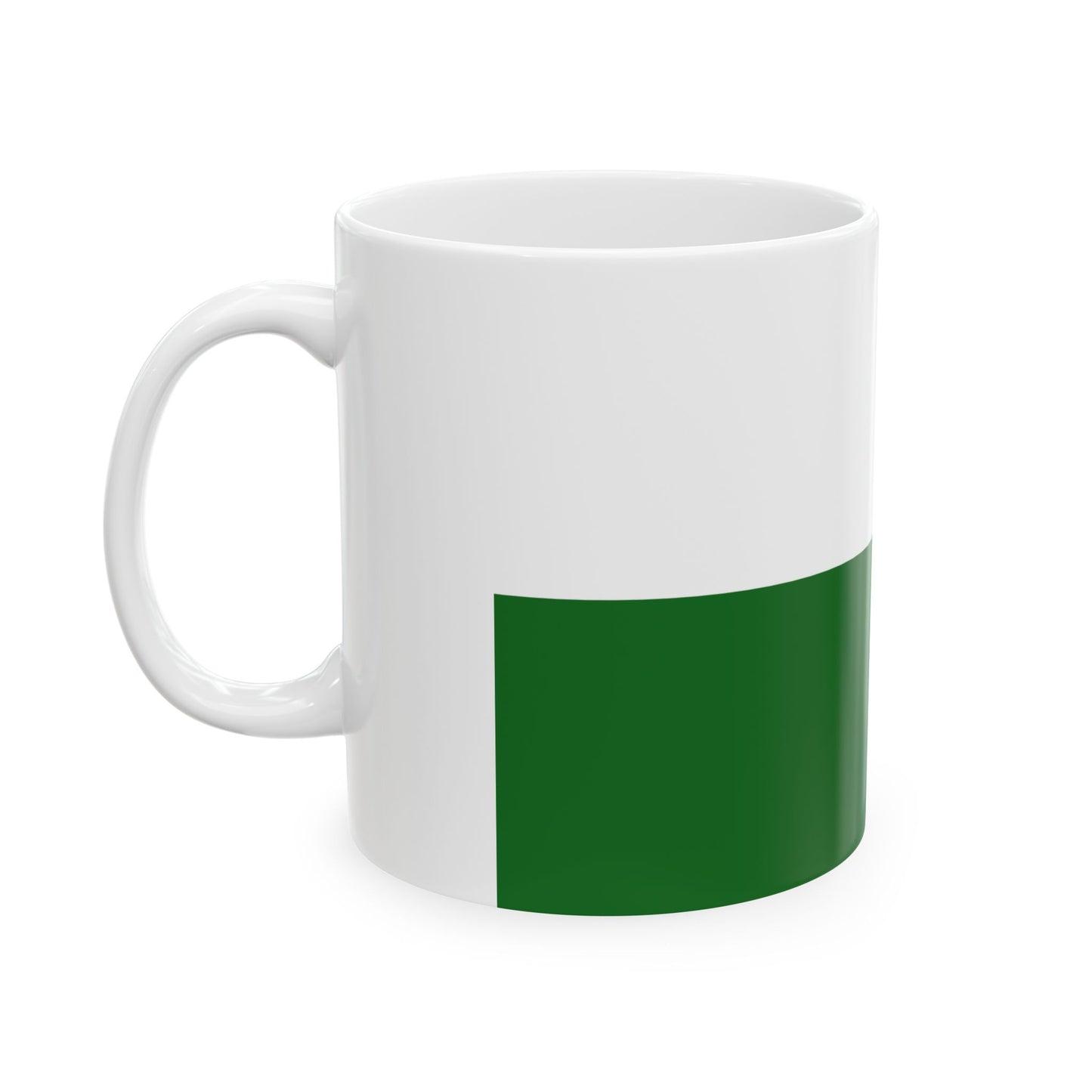 Flag of Saxony (Germany) White Coffee Mug-Go Mug Yourself