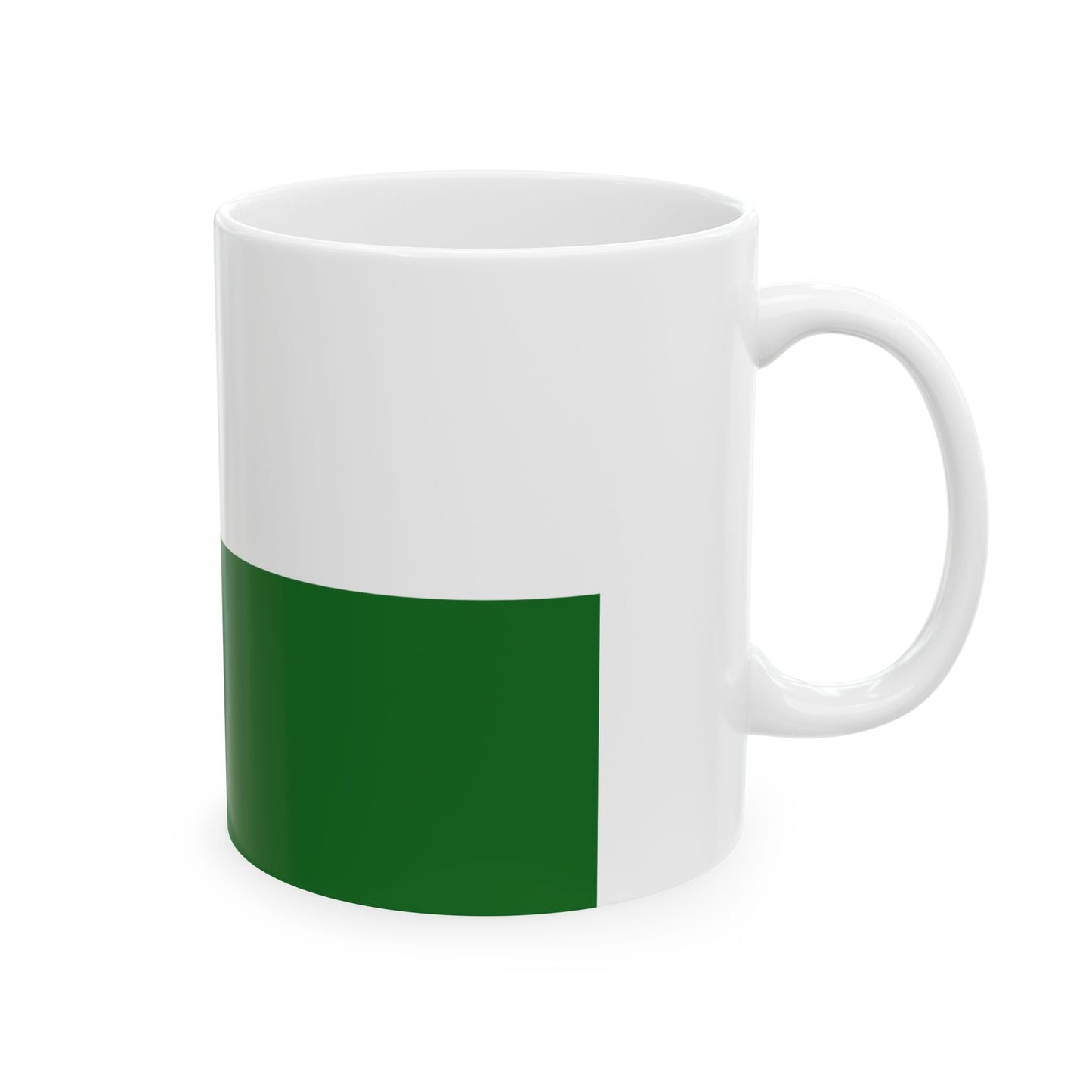 Flag of Saxony (Germany) White Coffee Mug-Go Mug Yourself
