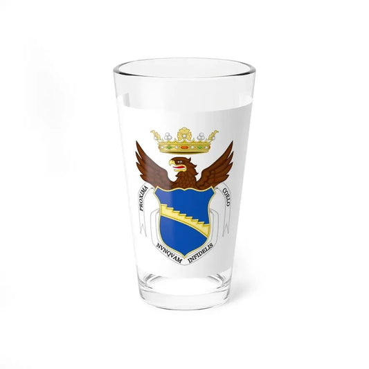Flag of Scandiano (Italy) Pint Glass 16oz 16oz - Go Mug Yourself