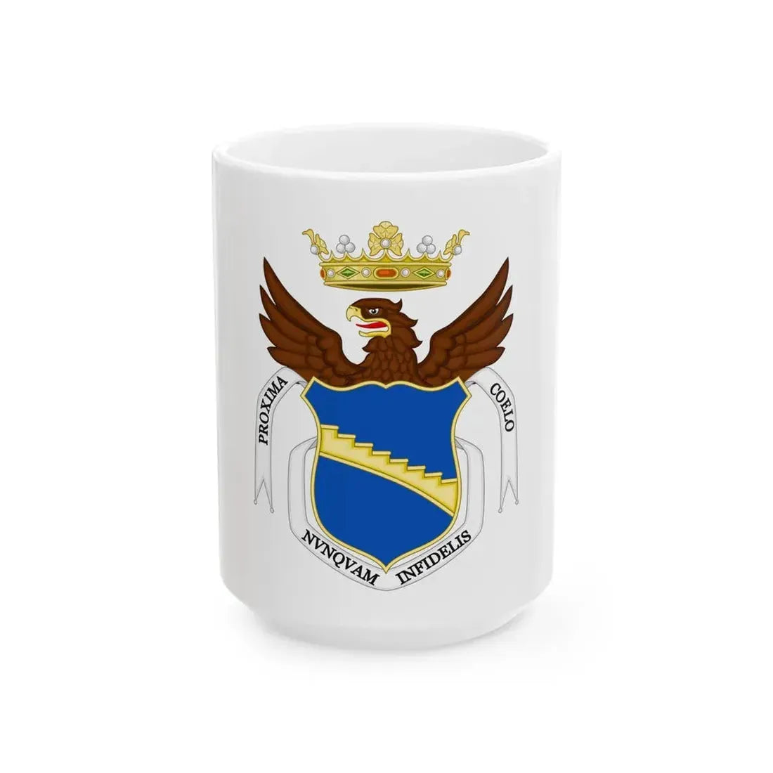 Flag of Scandiano (Italy) White Coffee Mug 15oz - Go Mug Yourself