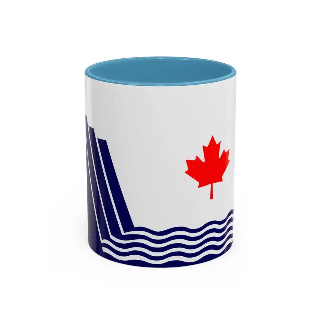 Flag of Scarborough Ontario Canada - Accent Coffee Mug 11oz Light Blue - Go Mug Yourself