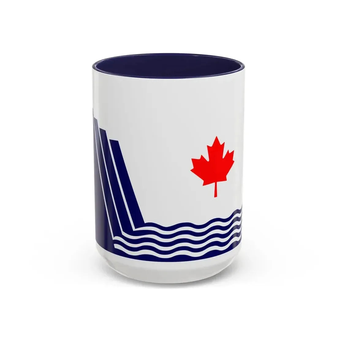 Flag of Scarborough Ontario Canada - Accent Coffee Mug 15oz Navy - Go Mug Yourself