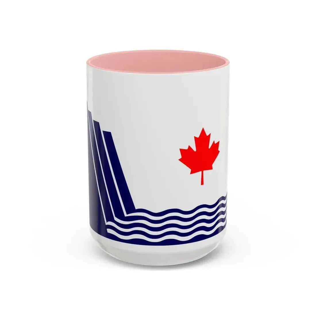Flag of Scarborough Ontario Canada - Accent Coffee Mug 15oz Pink - Go Mug Yourself