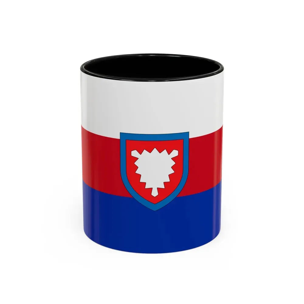 Flag of Schaumburg Germany - Accent Coffee Mug 11oz Black - Go Mug Yourself
