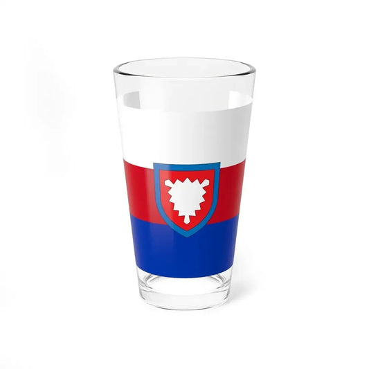 Flag of Schaumburg Germany - Pint Glass 16oz 16oz - Go Mug Yourself