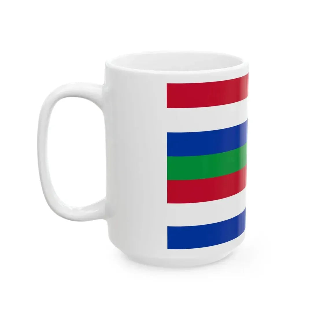 Flag of Schiermonnikoog (Netherlands) White Coffee Mug - Go Mug Yourself