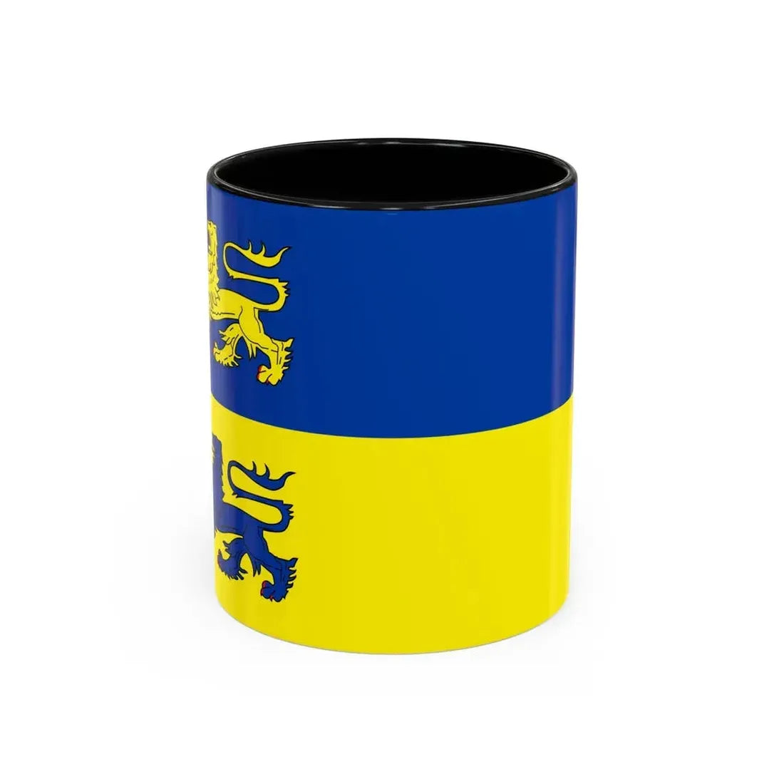 Flag of Schleswig Flensburg Germany - Accent Coffee Mug 11oz Black - Go Mug Yourself