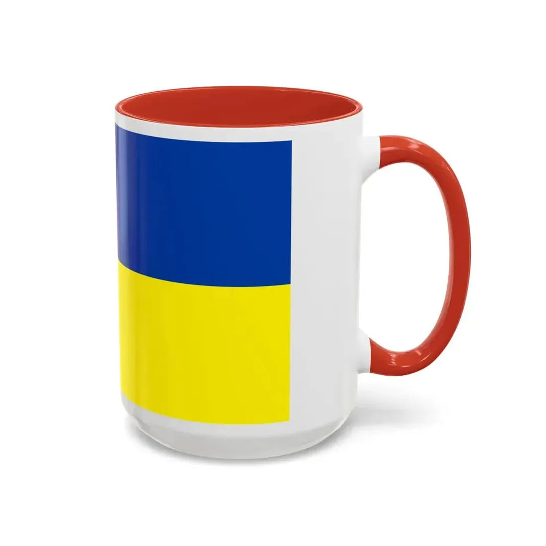 Flag of Schleswig Flensburg Germany - Accent Coffee Mug - Go Mug Yourself