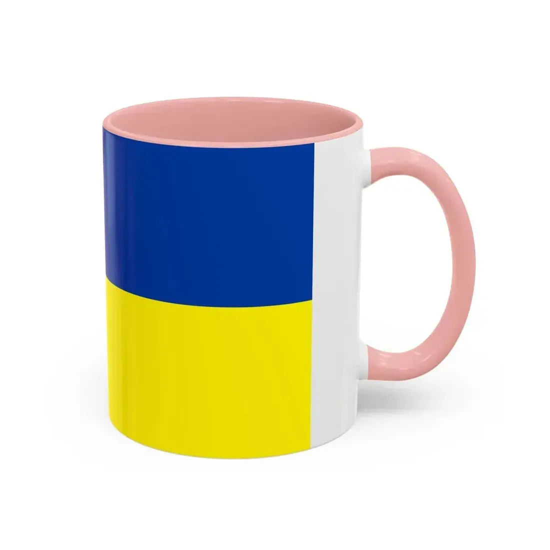 Flag of Schleswig Flensburg Germany - Accent Coffee Mug - Go Mug Yourself
