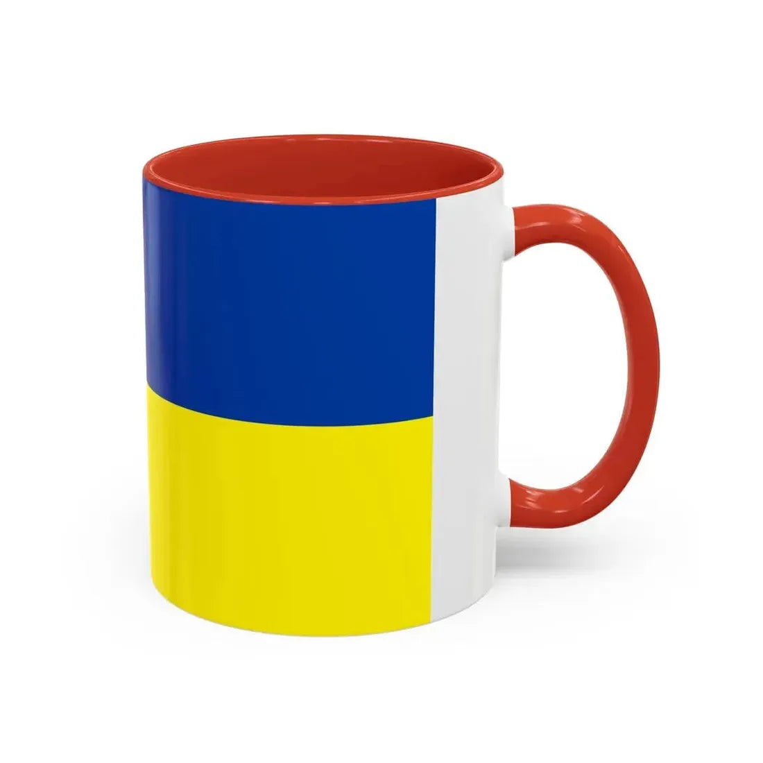 Flag of Schleswig Flensburg Germany - Accent Coffee Mug - Go Mug Yourself