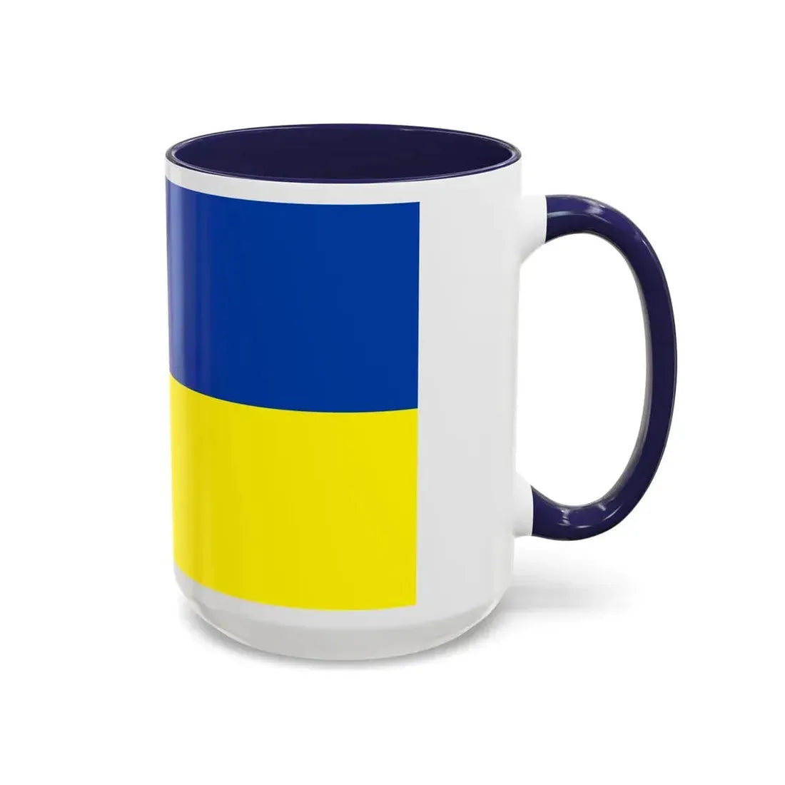 Flag of Schleswig Flensburg Germany - Accent Coffee Mug - Go Mug Yourself