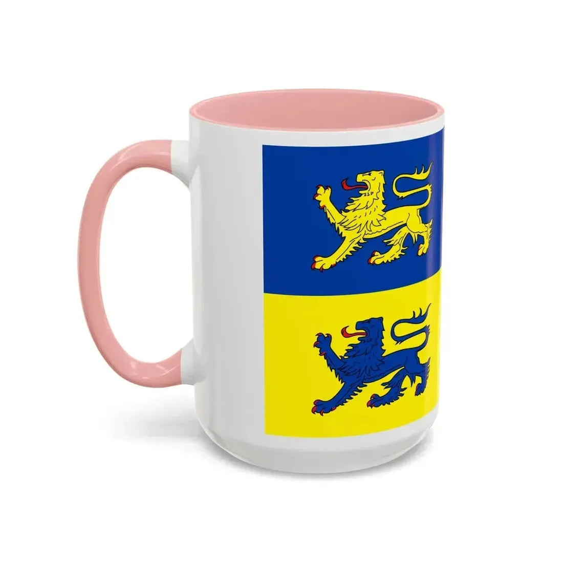 Flag of Schleswig Flensburg Germany - Accent Coffee Mug - Go Mug Yourself