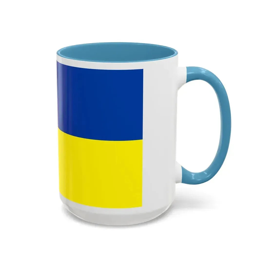Flag of Schleswig Flensburg Germany - Accent Coffee Mug - Go Mug Yourself