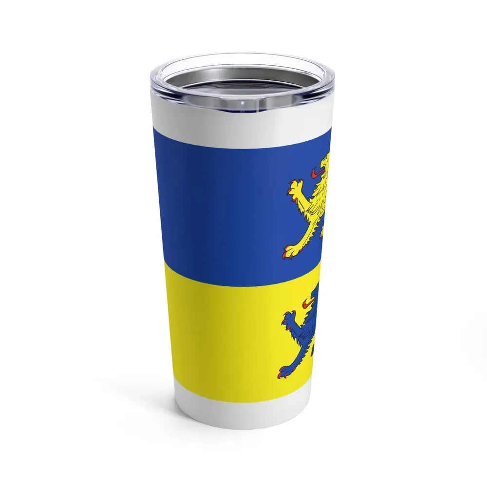 Flag of Schleswig Flensburg Germany - Tumbler 20oz - Go Mug Yourself
