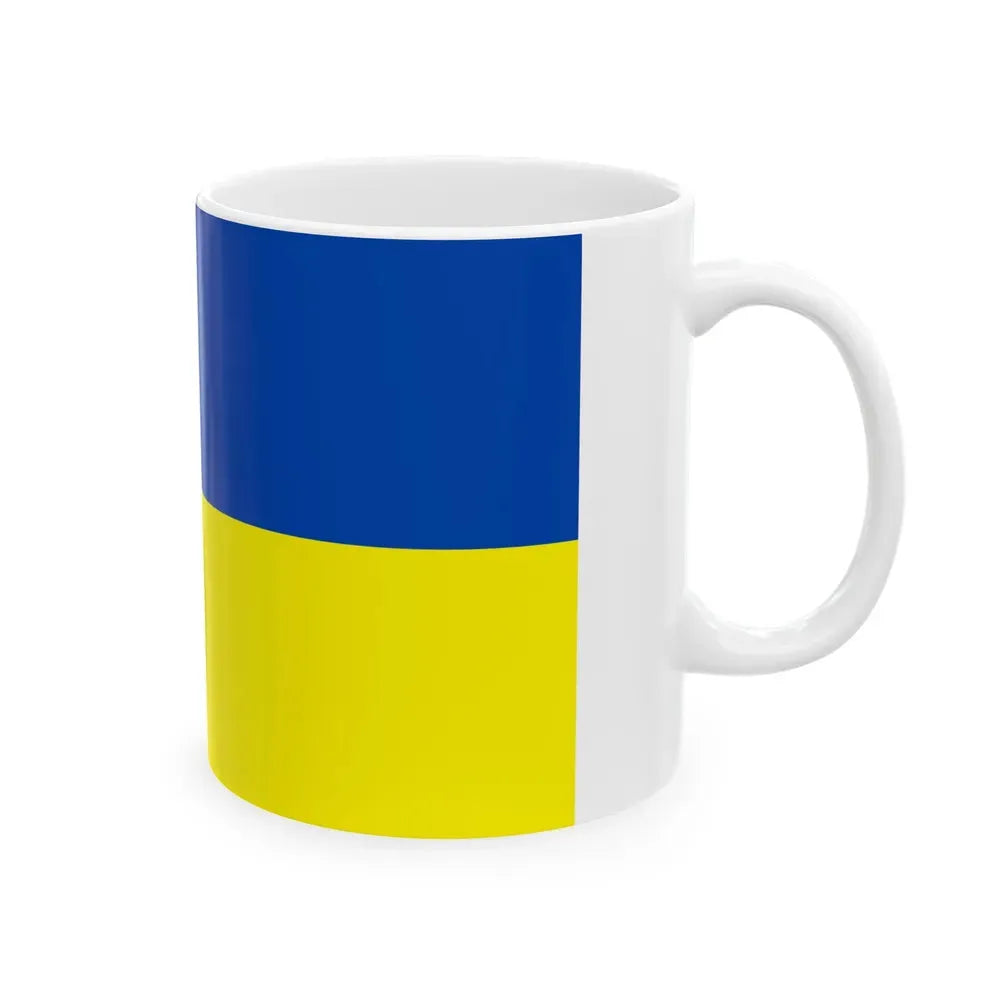 Flag of Schleswig Flensburg Germany - White Coffee Mug - Go Mug Yourself