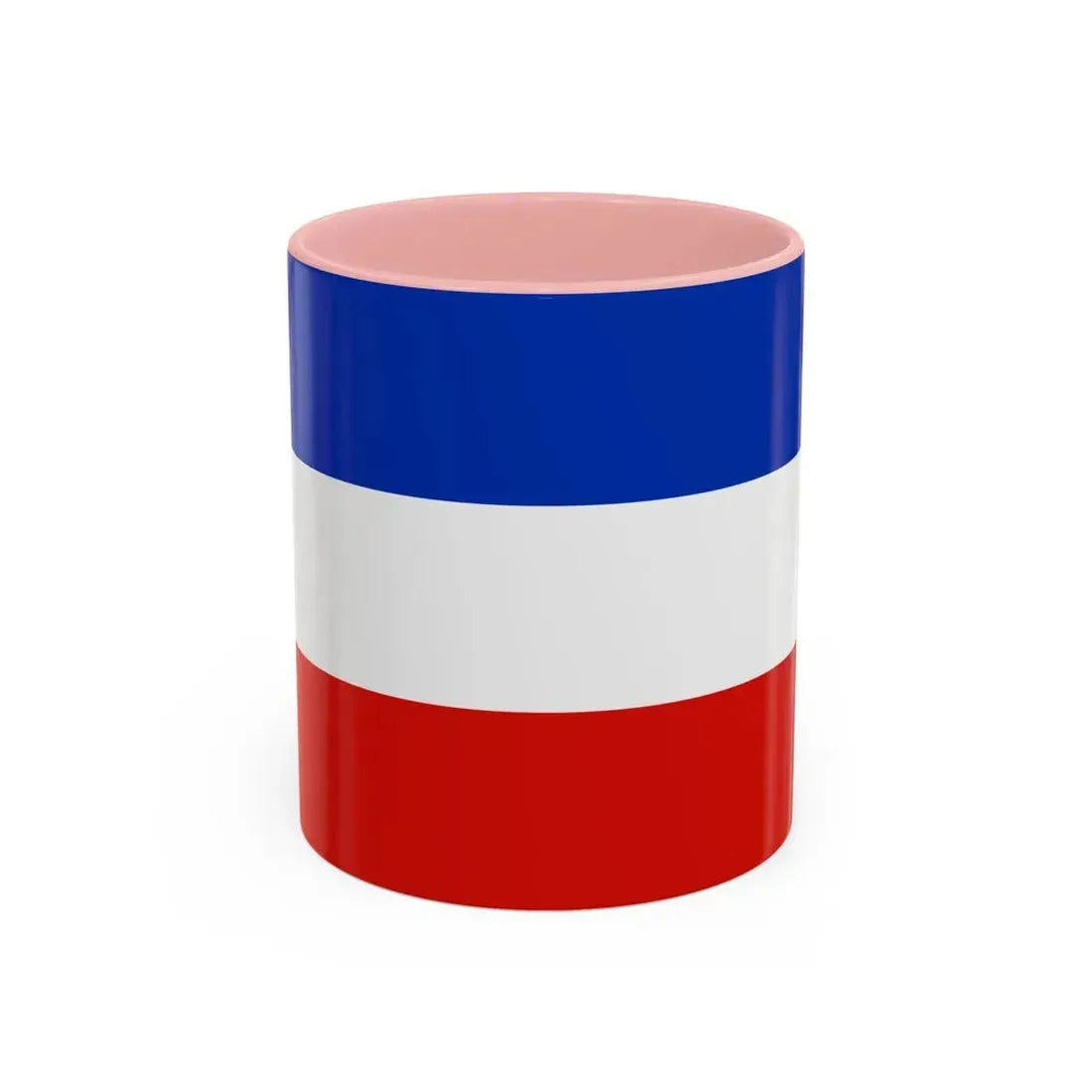 Flag of Schleswig Holstein Germany - Accent Coffee Mug 11oz Pink - Go Mug Yourself